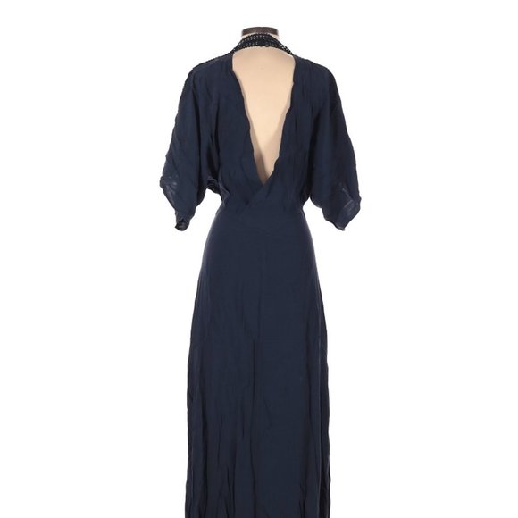 NEW Foxiedox Casual Blouson Style Maxi Dress Small - Picture 3 of 4